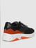 Black Contrast Detail Sneakers_59108+4