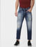 Blue Low Rise Distressed Frank Anti-Fit Jeans