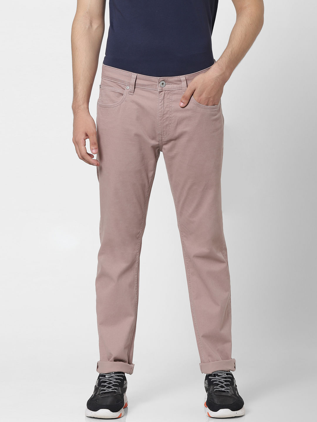 discount 68% Purple M slim WOMEN FASHION Trousers Chino trouser Skinny Zara Chino trouser 