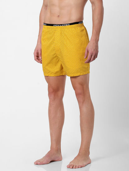 Yellow All Over Print Boxers