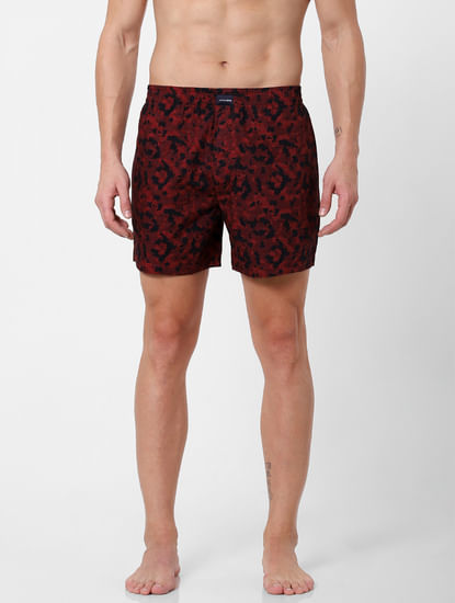 Red All Over Print Boxers