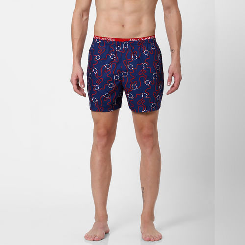 JACK&JONES Blue Rope Print Boxers