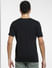 Black Logo Print Crew Neck T-shirt_406226+4