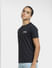 Black Graphic Print Crew Neck T-shirt_406232+3