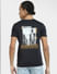 Black Graphic Print Crew Neck T-shirt_406232+4