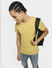 Yellow Crew Neck T-shirt_406234+1