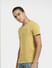 Yellow Crew Neck T-shirt_406234+3