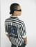Black Striped Full Sleeves Shirt_406235+1