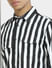 Black Striped Full Sleeves Shirt_406235+5