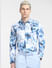 Blue Printed Full Sleeves Shirt_406236+2