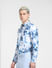 Blue Printed Full Sleeves Shirt_406236+3