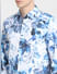 Blue Printed Full Sleeves Shirt_406236+5