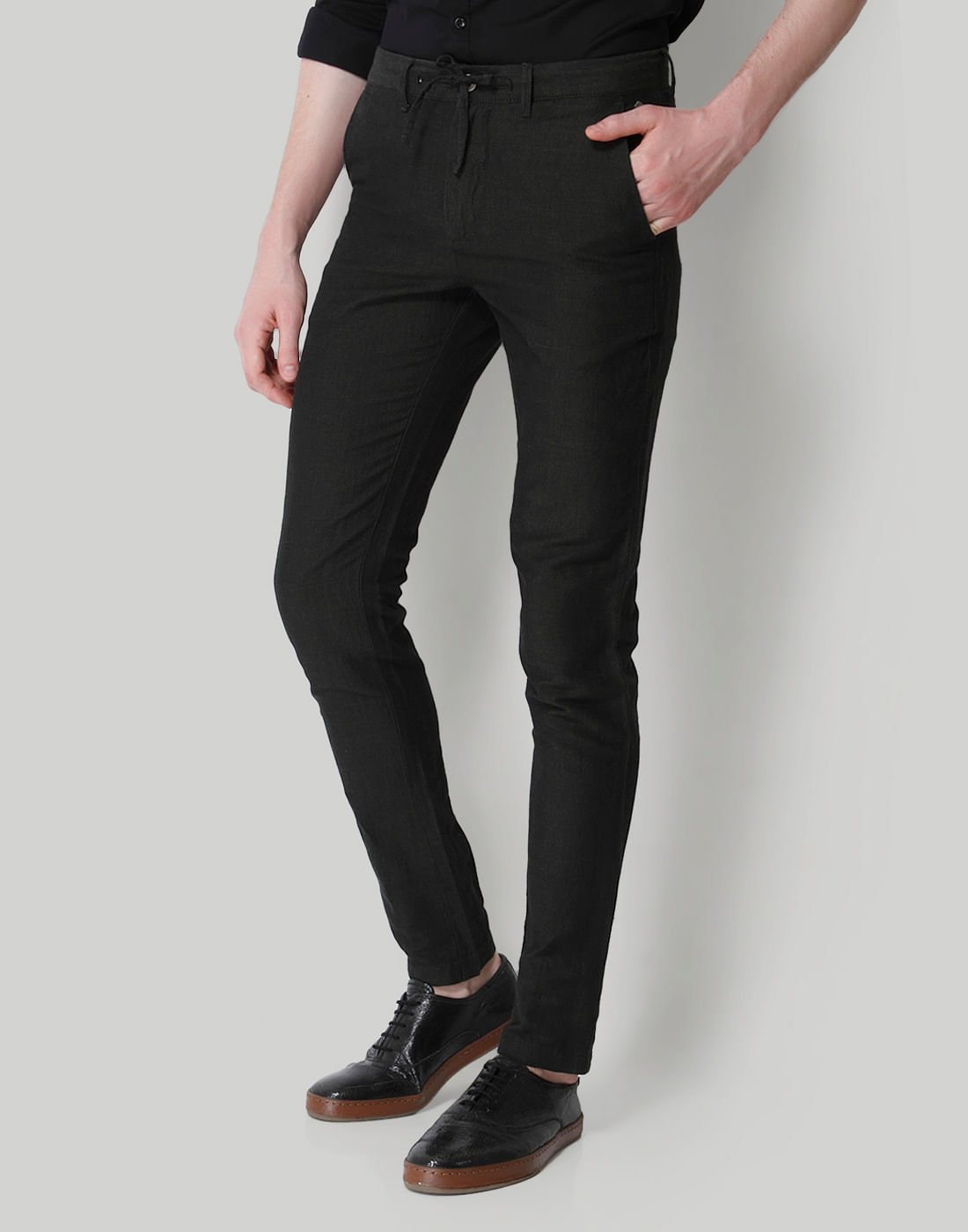 Calvin Klein Mens Slim Tonal Casual Chino Pants Black 33W x 32L   Walmartcom