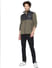 Black Colourblocked Fleece Jacket_383002+1