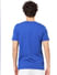 Blue Logo Print Crew Neck T-shirt