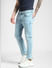 Blue Low Rise Liam Skinny Jeans_392666+3