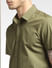 Green Oversized Half Sleeves Shirt_392667+5
