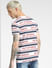 White Striped Crew Neck T-shirt_392683+4