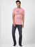 Pink Graphic Print Crew Neck T-shirt_392689+6