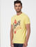 Yellow Graphic Print T-shirt_392693+3