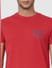 Red Crew Neck T-shirt
