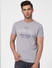 Grey Graphic Print Crew Neck T-shirt_392700+2