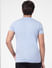 Blue Graphic Print Crew Neck T-shirt_392729+4