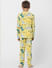 Boys Yellow Printed Sleepwear Set_392896+3