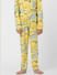 Boys Yellow Printed Sleepwear Set_392896+5