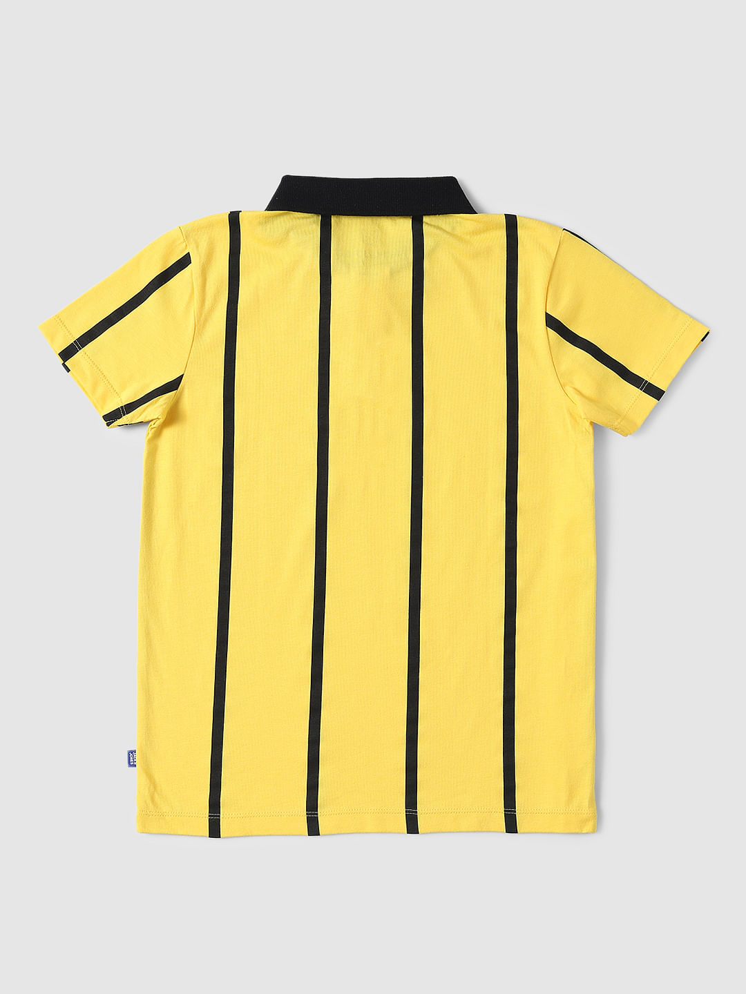 Black and yellow outlet striped t shirt