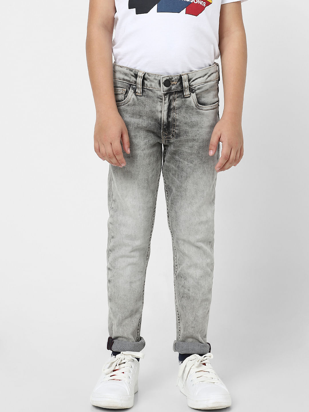 gray skinny jeans