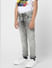 Boys Grey Mid Rise Glenn Slim Fit Jeans _392906+3