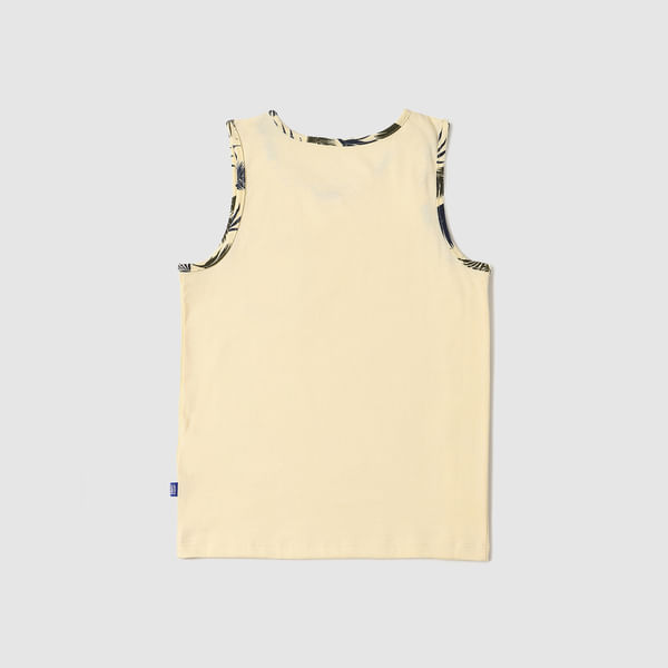 BESTSELLER CLOTHING Boys Yellow Tropical Print Vest