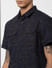 Black Camo Print Short Sleeves Shirt