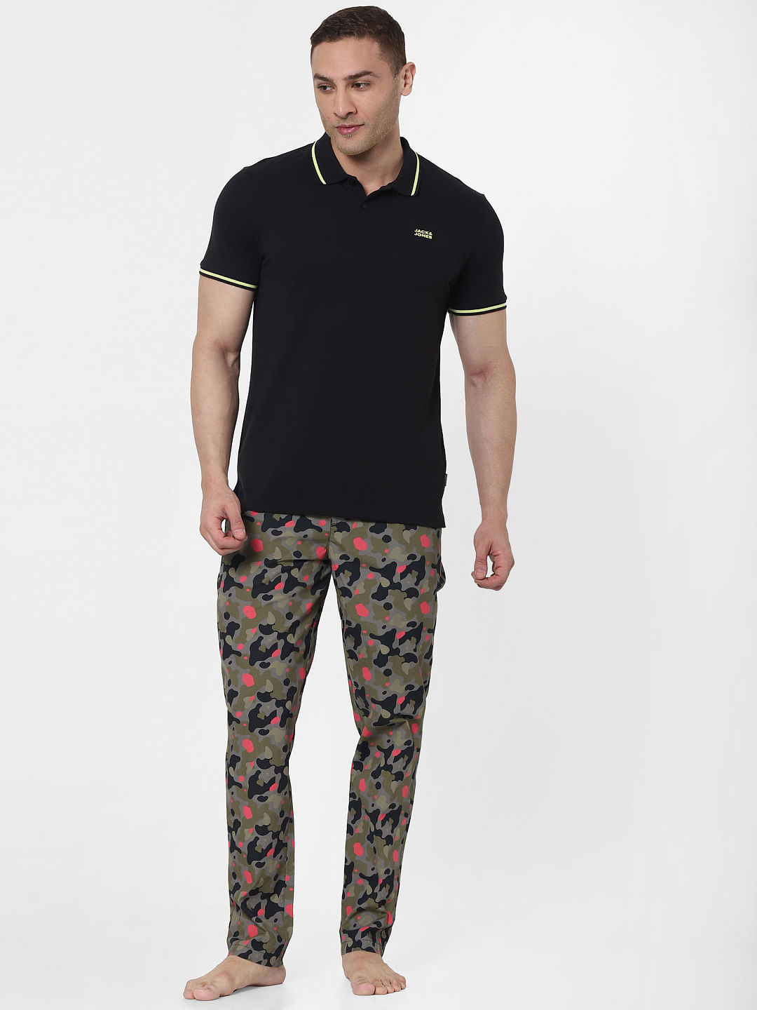 Mens cheap floral pyjamas