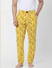 Yellow Question Mark Print Pyjamas_383425+2