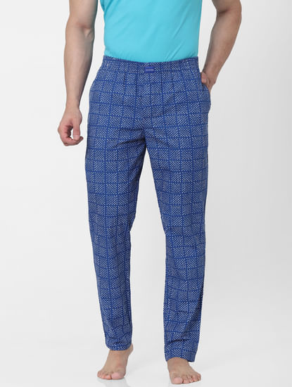 Blue Abstract Print Pyjamas