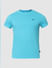 Light Blue Crew Neck T-shirt_383437+6