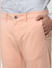 Pink Mid Rise Chino Pants