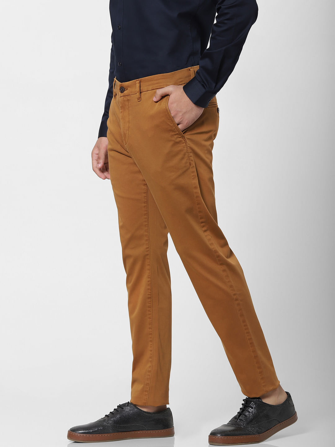 Buy Louis Philippe Brown Trousers Online  676280  Louis Philippe