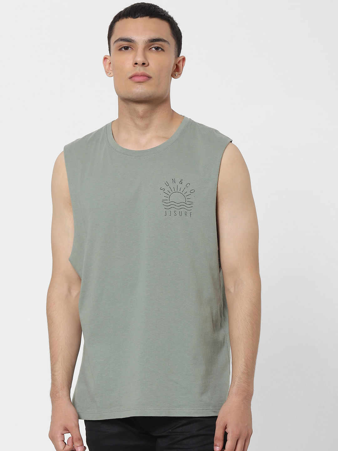 jack and jones sleeveless t shirt