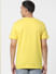 Yellow Colourblocked Crew Neck T-shirt