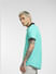 Turquoise Half Sleeves Shirt_393100+3