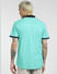 Turquoise Half Sleeves Shirt_393100+4