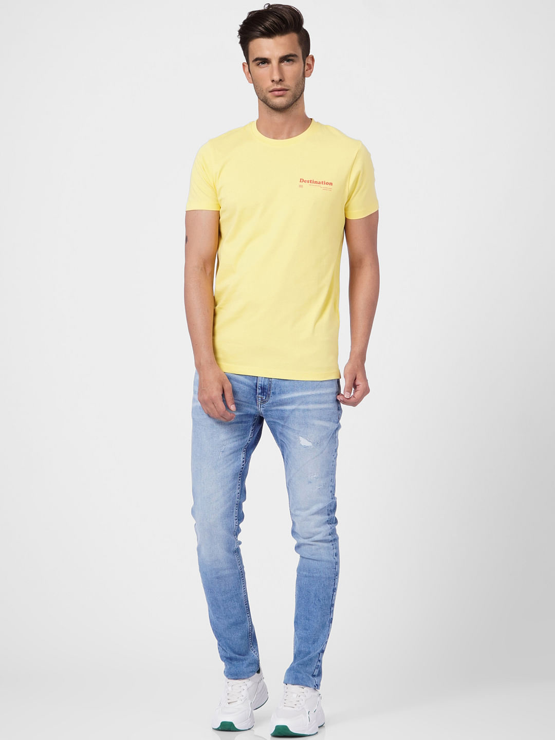 Yellow T Shirt Mockup - Free Vectors & PSDs to Download