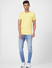 Yellow Crew Neck T-shirt_393103+6