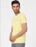 Yellow Crew Neck T-shirt_393107+3