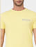 Yellow Crew Neck T-shirt_393107+5