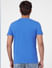Blue Graphic Print Crew Neck T-shirt_393116+4