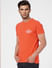 Orange Crew Neck T-shirt_393127+3